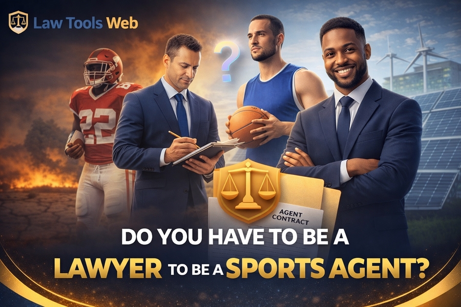 do you have to be a lawyer to be a sports agent